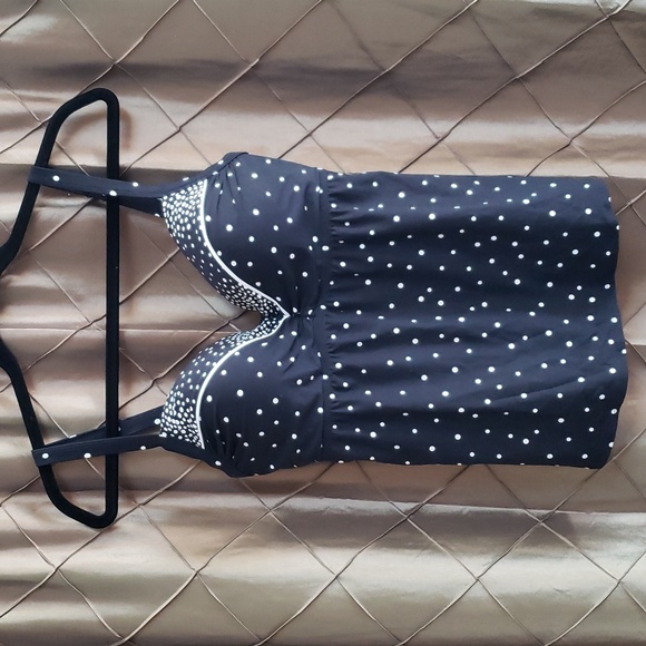 EUC- Coco Reef ‘Divine Power’ Underwire Polka Dot Tankini Top - Picture 6 of 8